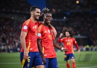 FUSSBALL UEFA Nations League 2024/2025   
Spanien - Frankreich