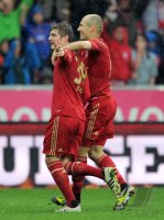 Fussball 1. Bundesliga, Saison 2011/2012:  FC Bayern Muenchen - Hannover 96