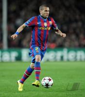 FUSSBALL  International CHL 09/10 :  Daniel Alves  (Barca)