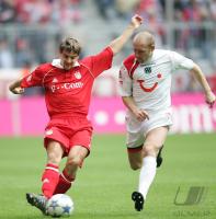 Fussball FC Bayern-Hannover 96; Zweikampf