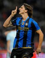 FUSSBALL SERIE A:  JUBEL  Ibrahimovic (Inter Mailand)