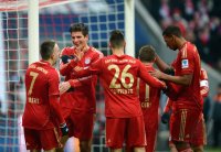 Fussball 1. Bundesliga Saison 12/13: JUBEL FC Bayern Muenchen