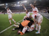 Fussball 1. Bundesliga : JUBEL Georg Niedermeier (VfB Stuttgart)