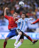 Fussball Nationalmannschaft : Spanien - Argentinien