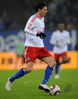 FUSSBALL, 1. BUNDESLIGA, 20. Spieltag: Hamburger SV, BERG Einzelaktion