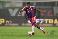 Fussball, 1. Bundesliga  Saison 2014/2015: VfL Wolfsburg - FC Bayern Muenchen