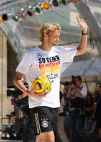 FUSSBALL EURO 2008: Deutsche Nationalmannschaft am Brandenburger Tor Berlin