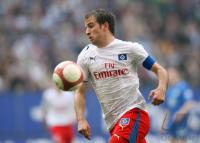 Fussball 1. Bundesliga: HSV, VAN DER VAART Einzelaktion