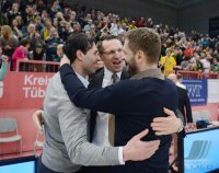 Basketball 1. Bundesliga 2012/2013:  Walter Tigers Tuebingen -Artland Dragons