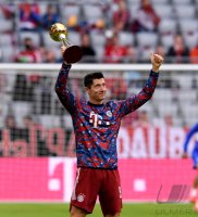 Fussball 1. Bundesliga Saison 21/22: FC Bayern Muenchen -  Hertha BSC Berlin