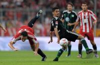 Fussball 1. Bundesliga Saison 2010/2011, FC Bayern Muenchen - VfL Wolfsburg