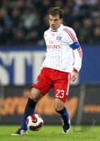 Fussball 1. Bundesliga: HSV, VAN DER VAART Einzelaktion