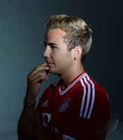 Fussball 1. Bundesliga 2013/2014:  Fototermin beim  FC Bayern Muenchen