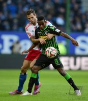 Fussball, 1. Bundesliga  Saison 2014/2015: Hamburger SV - Borussia Moenchengladbach