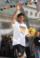 FUSSBALL EURO 2008: Deutsche Nationalmannschaft am Brandenburger Tor Berlin