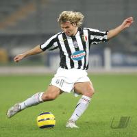 Fussball CHL Juventus-Rapid; Einzelaktion Nedved