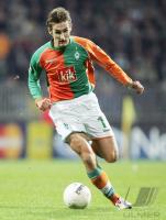 Fussball CL: Bremen, KLOSE Einzelaktion am Ball