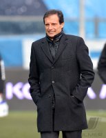 FUSSBALL SERIE A: Trainer Massimilliano Allegri (AC Mailand)