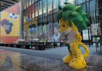 FUSSBALL WM 2010 Maskottchen    Leopard Zakumi