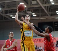 Basketball 1. Bundesliga 2013/2014 Testspiel: Walter Tigers Tuebingen - Antwerpen Giants