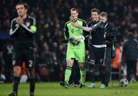 FUSSBALL INTERNATIONAL CHL ACHTELFINALE 12/13:  FC Arsenal London - FC Bayern Muenchen