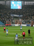 Fussball 1. Bundesliga, Anzeigentafel im Ruhr Stadion in Bochum
