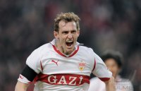 Fussball 1. Bundesliga : JUBEL Georg Niedermeier (VfB Stuttgart)