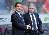 FUSSBALL INTERNATIONAL: Trainer Fabio CAPELLO mit Co Trainer Franco Baldini (v. li., England)