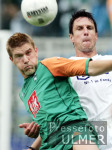 Fussball 1. Bundesliga: Bochum - Bremen, Zweikampf