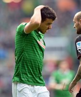 Fussball, 1. Bundesliga  Saison 2013/2014: SV Werder Bremen - VfB Stuttgart