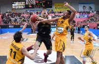 Basketball 1. Bundesliga 16/17 Hauptrunde: Walter Tigers Tuebingen - MHP Riesen Ludwigsburg