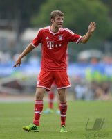 FUSSBALL 1. Bundesliga 13/14: Thomas Mueller (FC Bayern Muenchen)