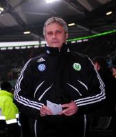 FUSSBALL, 1. BUNDESLIGA, 19. Spieltag: Wolfsburg - Koeln