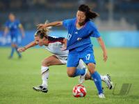 FUSSBALL  Olympia 2008   Viertelfinale Halbfinale Frauen  Japan - USA