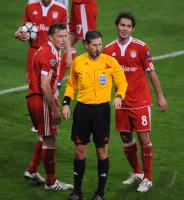FUSSBALL  International CHL 09/10 : FC Bayern  Muenchen  - Manu
