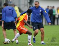 Fussball WM 2006: Trainingsspiel Brasilien-Fluminense Football Club