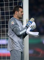 Fussball International Serie A 13/14: Torwart Samir Handanovic (Inter Mailand)