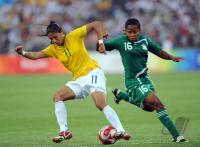 FUSSBALL  Olympia 2008   Vorrunde  Frauen   Nigeria - Brasilien