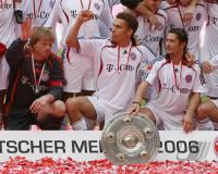 Fussball 1.Bundesliga JUBEL  FC Bayern Muenchen