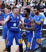 Basketball 1. Bundesliga 15/16 Hauptrunde: Walter Tigers Tuebingen - Mitteldeutscher BC