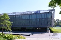 Aussenansicht des Home of FIFA in Zuerich