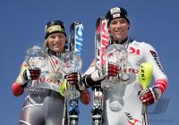 Marlies Schild und Benjamin Raich