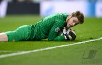 FUSSBALL INTERNATIONAL CHL ACHTELFINALE 12/13:  Torwart David De Gea (Manchester United FC)