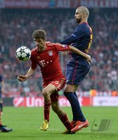 FUSSBALL INTERNATIONAL CHL HALBFINALE 12/13: FC Bayern Muenchen - FC Barcelona