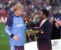 FUSSBALL CHAMPIONSLEAGUE FINALE 2000/2001:  Torwart Oliver Kahn (FC Bayern Muenchen)