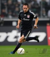 FUSSBALL 1. BUNDESLIGA: Bayern, RIBERY Einzelaktion
