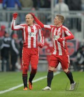 Fussball 1. Bundesliga  Saison 2010/2011: VfL Wolfsburg - FC Bayern Muenchen