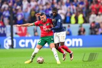 FUSSBALL WM 2022 Halbfinale Frankreich - Marokko