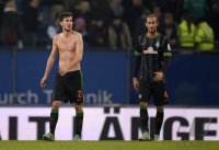 Fussball, 1. Bundesliga  Saison 2014/2015: Hamburger SV - SV Werder Bremen