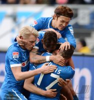 Fussball 1. Bundesliga  2012/2013:  JUBEL Kevin Volland (TSG 1899 Hoffenheim)